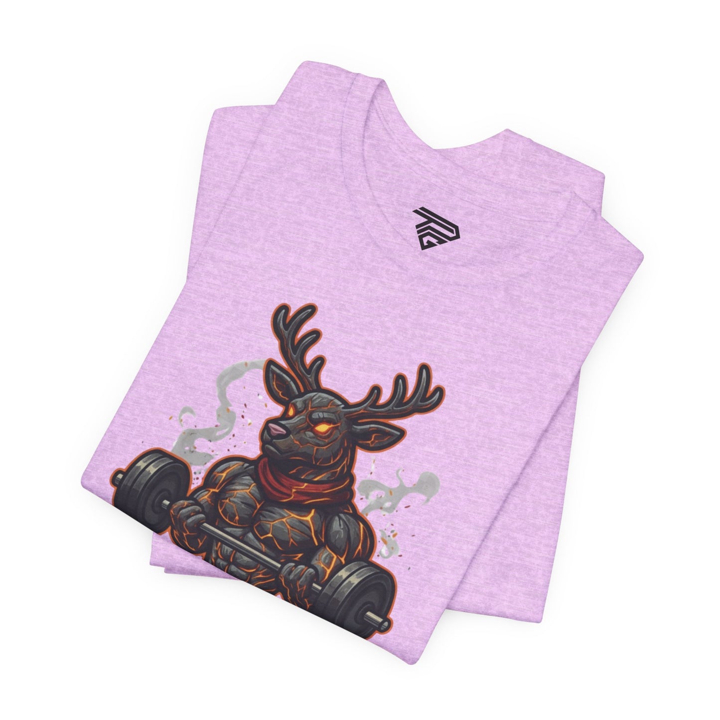Reindeer Gains Gym T‑Shirt — Funny Christmas Workout Tee
