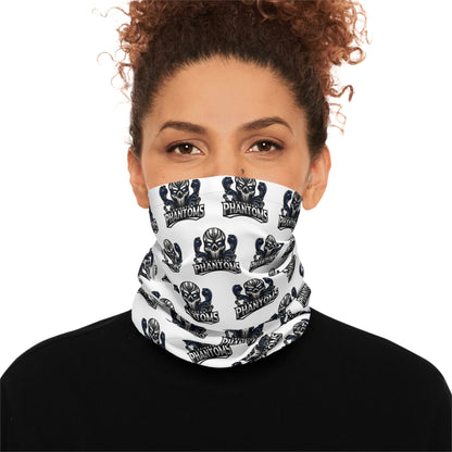 Phantoms White Logo Neck Gaiter