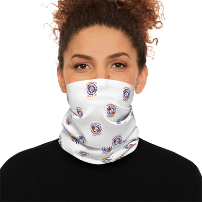 Ashmore Media White Logo Neck Gaiter