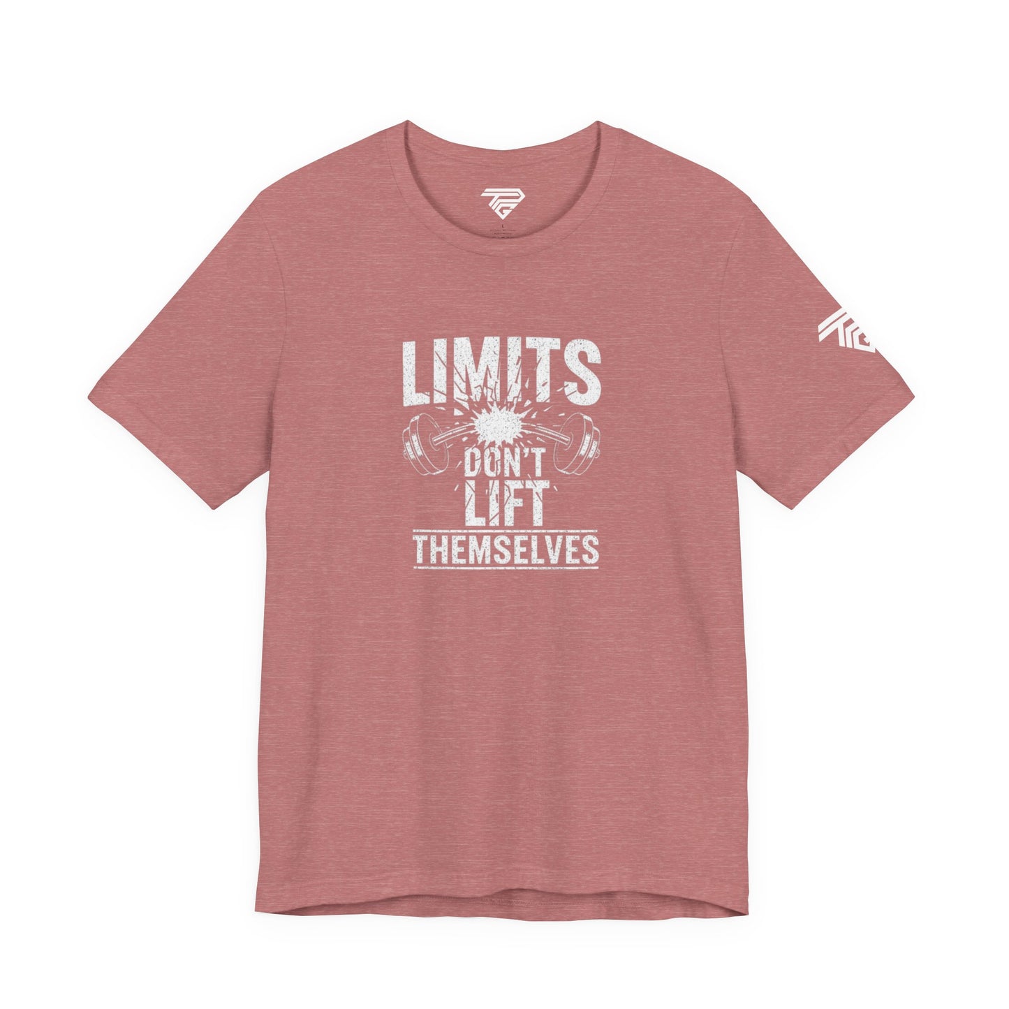 Gym Motivation T-Shirt – “Limits Don’t Lift Themselves” Fitness Tee