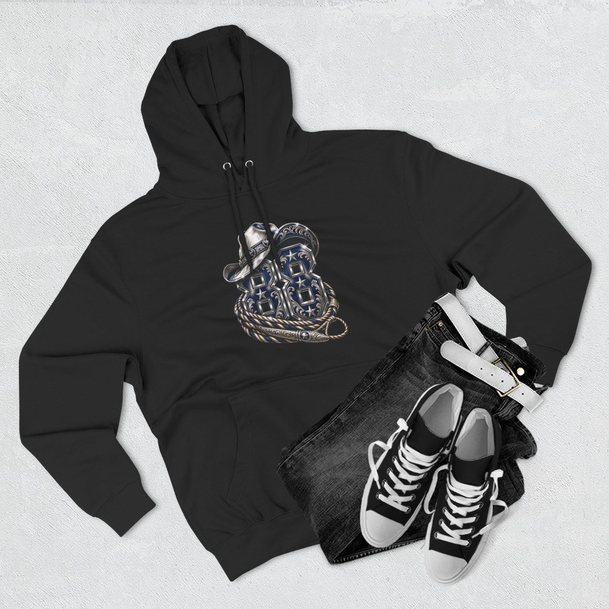 Silver Spur 88 Football Hoodie