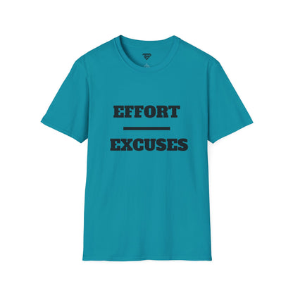 Motivational Unisex T-Shirt - 'Effort = Excuses'