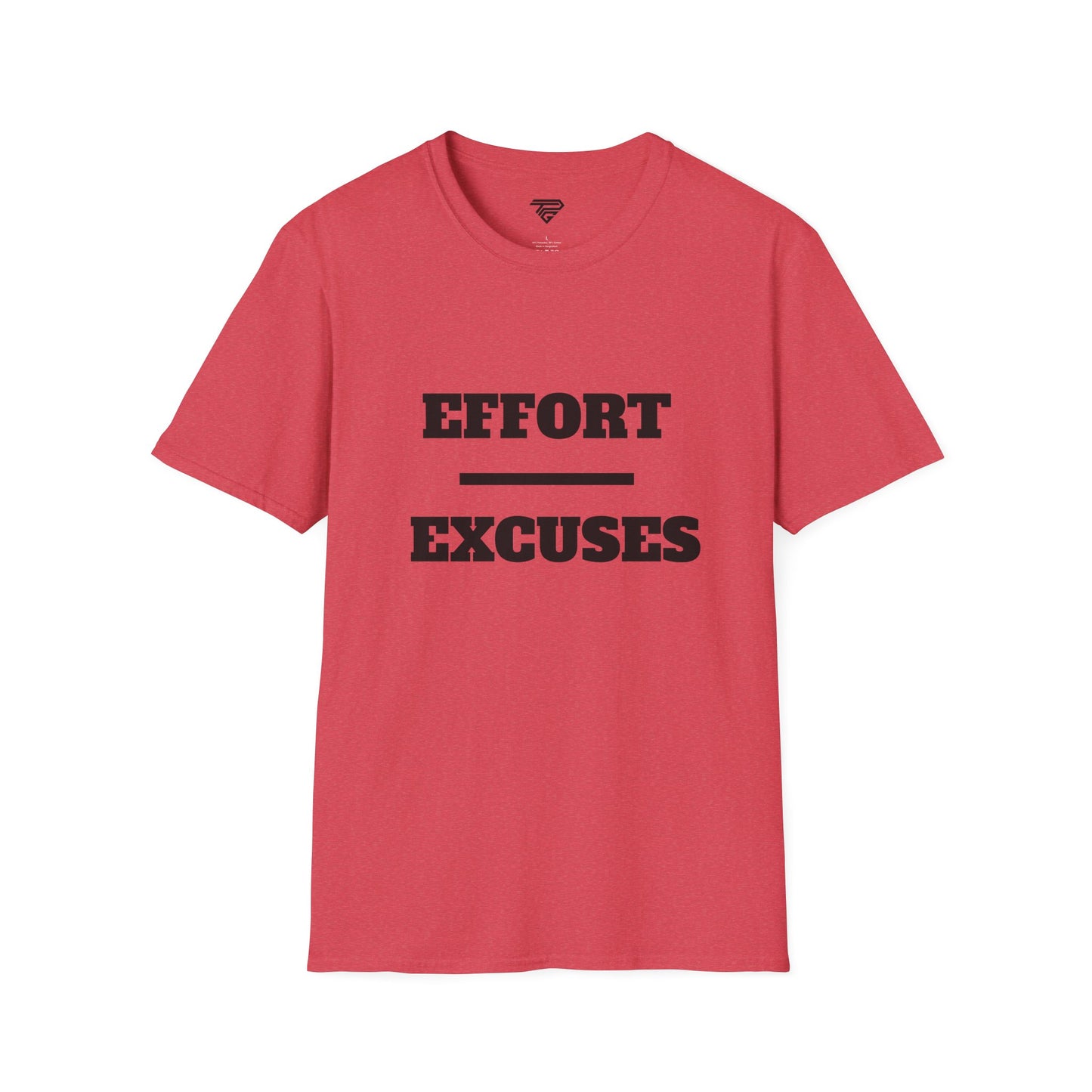 Motivational Unisex T-Shirt - 'Effort = Excuses'