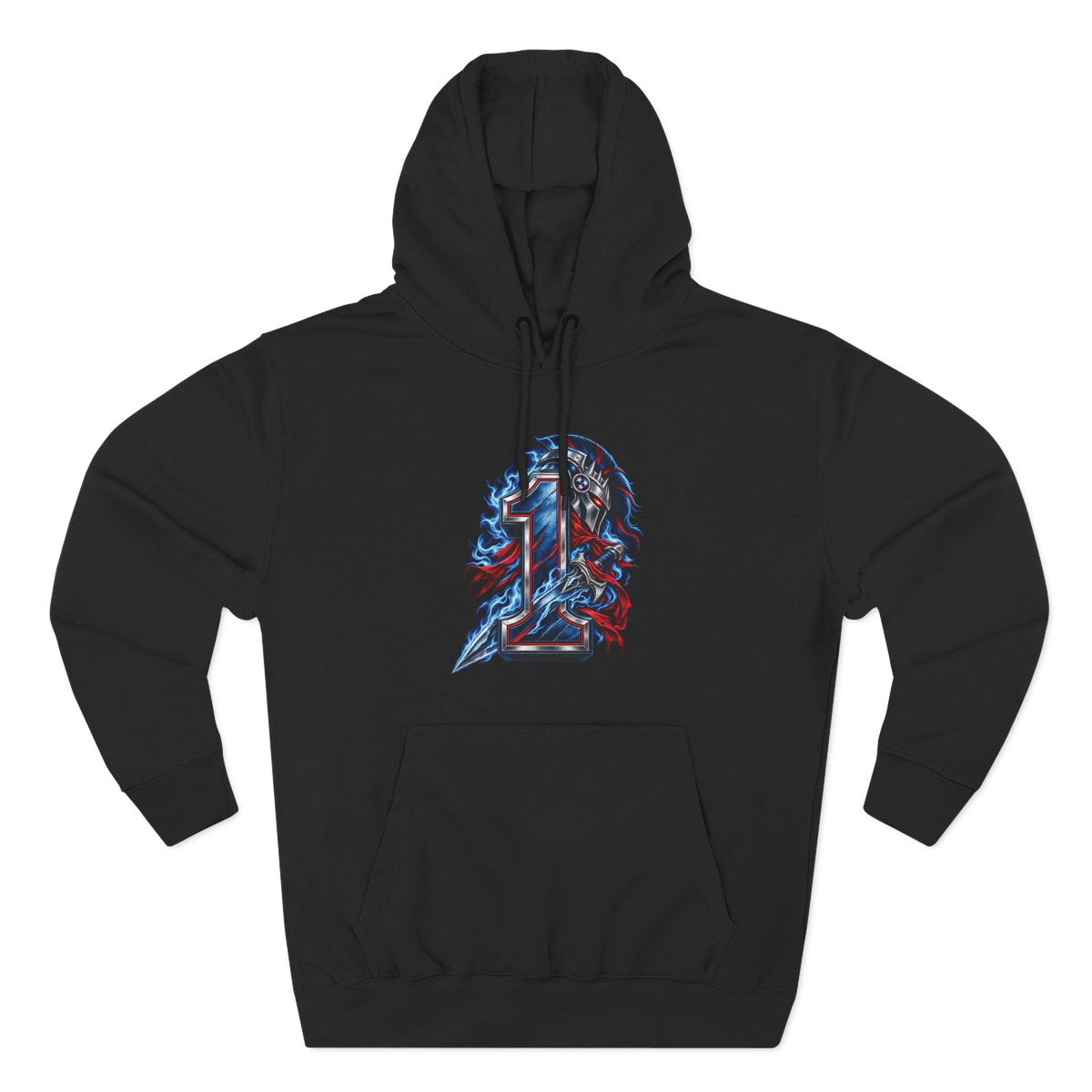 Blue Sentinel 1 Football Hoodie