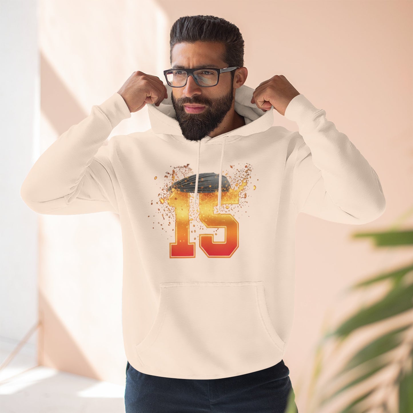 #15 Football Hoodie