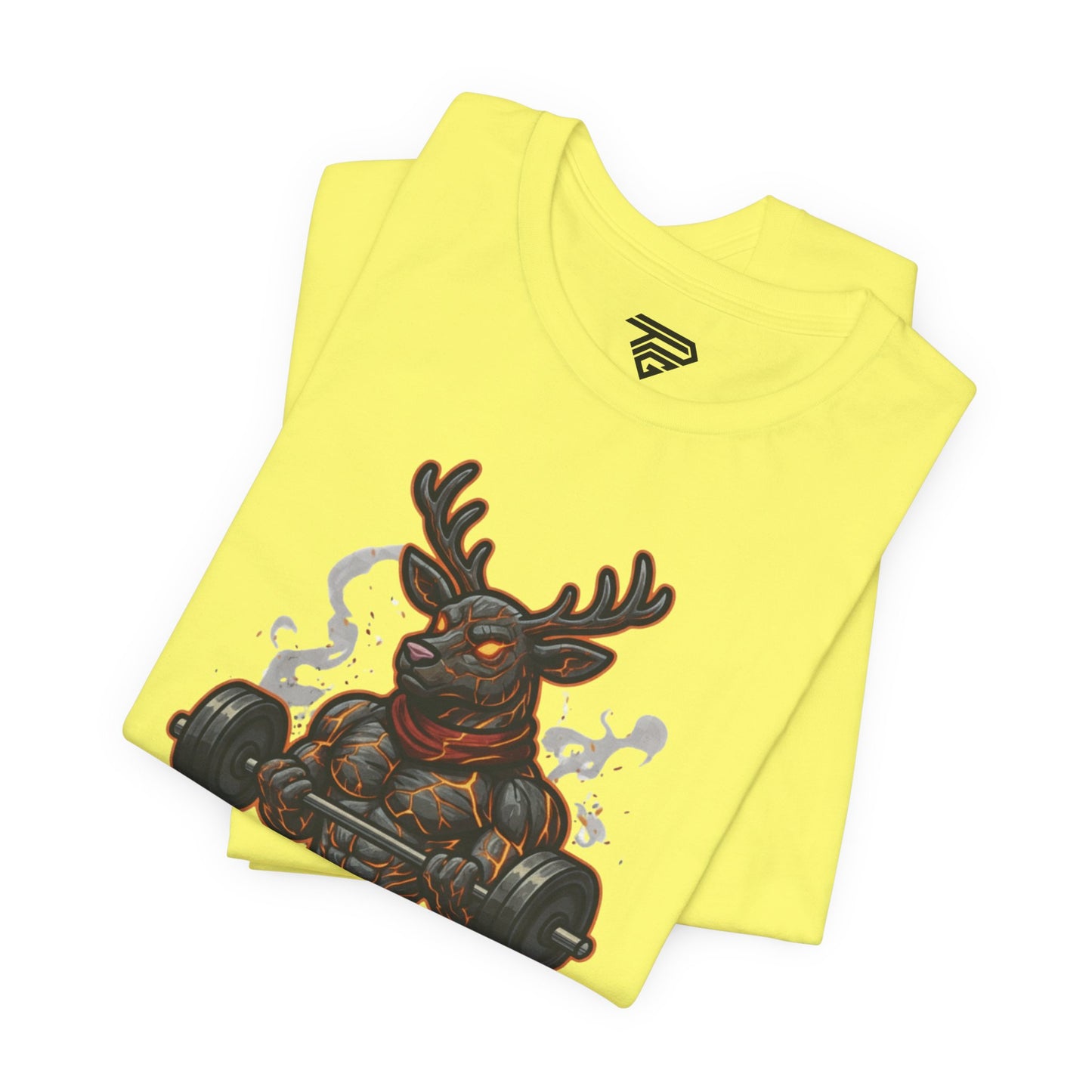 Reindeer Gains Gym T‑Shirt — Funny Christmas Workout Tee