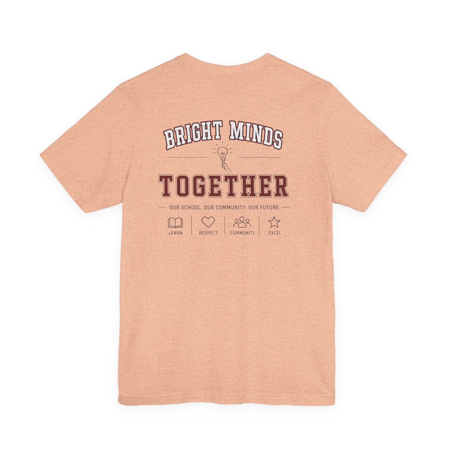 Bright Acres Learning Academy Tee — "Bright Minds Together" School Shirt