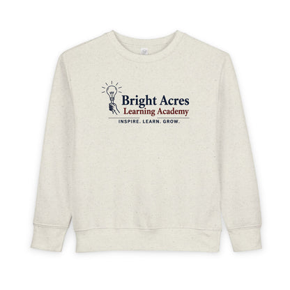 Bright Acres Learning Academy Toddler Sweatshirt — Inspire Learn Grow Logo Crew