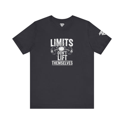 Gym Motivation T-Shirt – “Limits Don’t Lift Themselves” Fitness Tee
