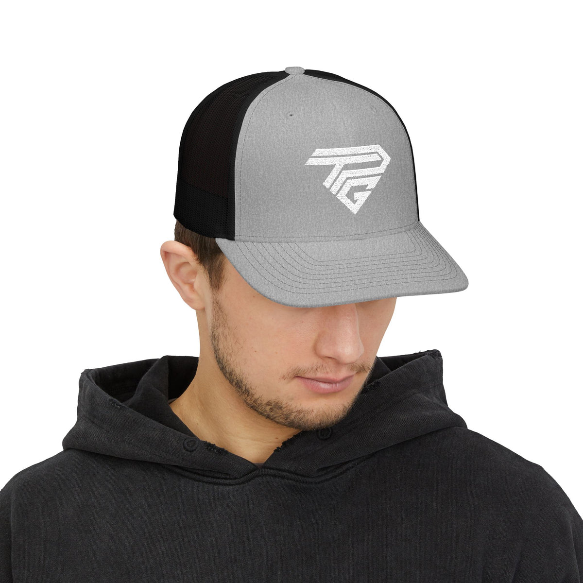 TPG Sports Geometric Logo Trucker Cap