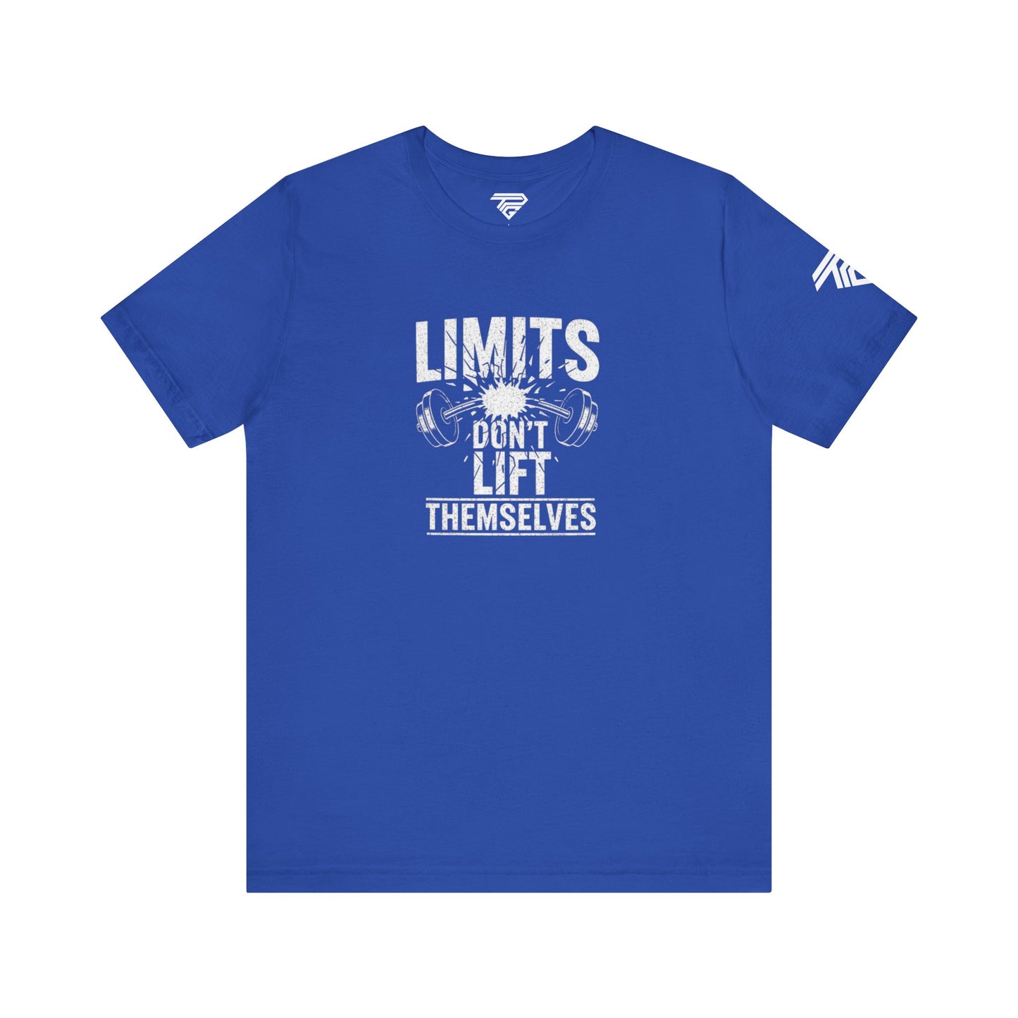 Gym Motivation T-Shirt – “Limits Don’t Lift Themselves” Fitness Tee