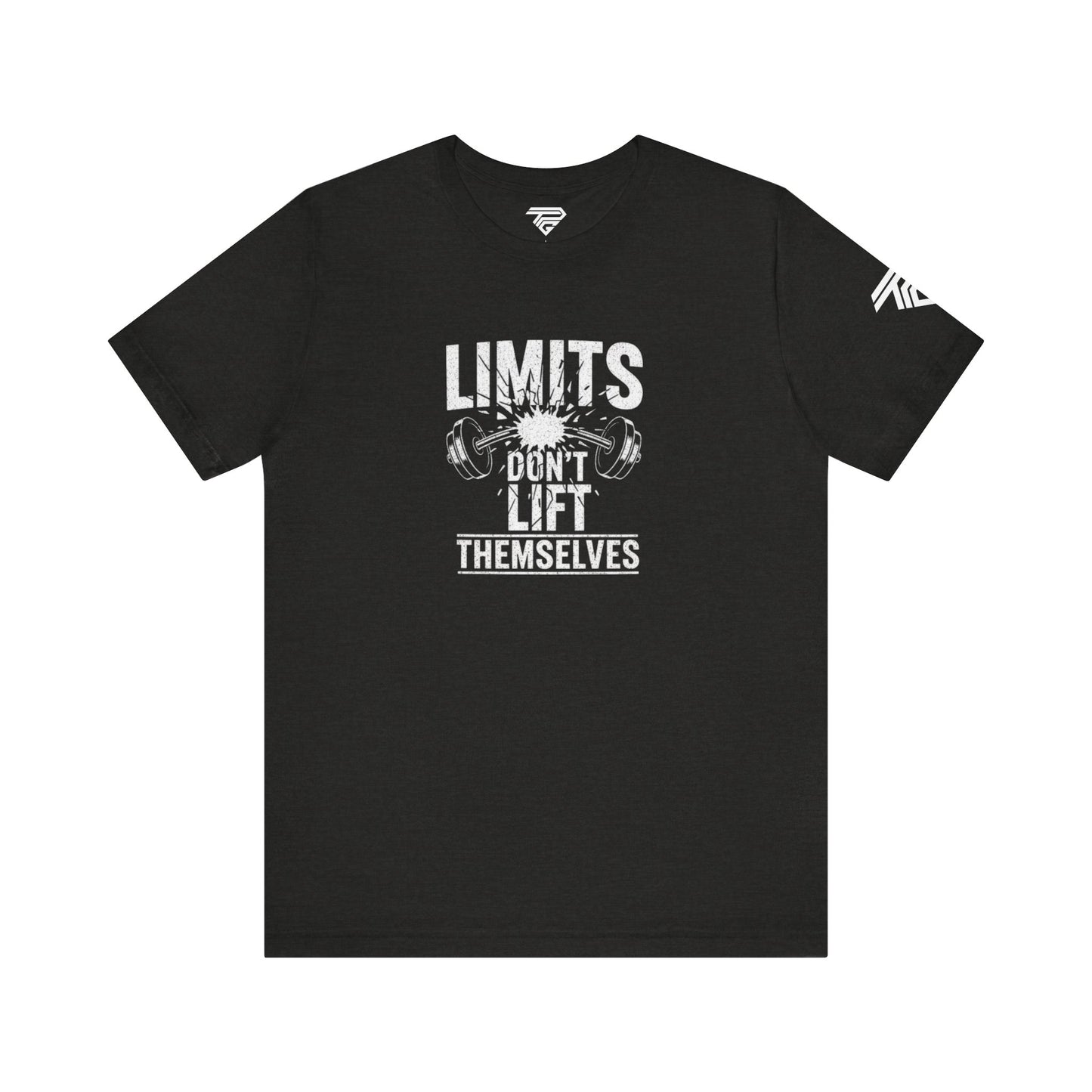 Gym Motivation T-Shirt – “Limits Don’t Lift Themselves” Fitness Tee
