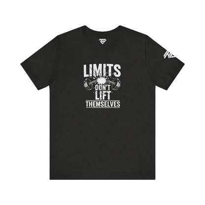 Gym Motivation T-Shirt – “Limits Don’t Lift Themselves” Fitness Tee