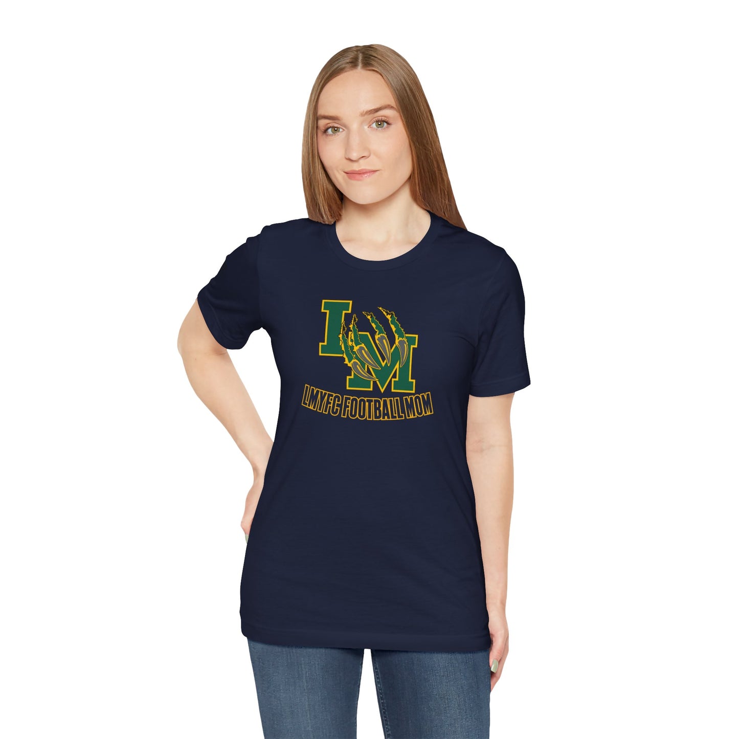 LMYFC Distressed Claw Graphic Shirt Football Mom Tee