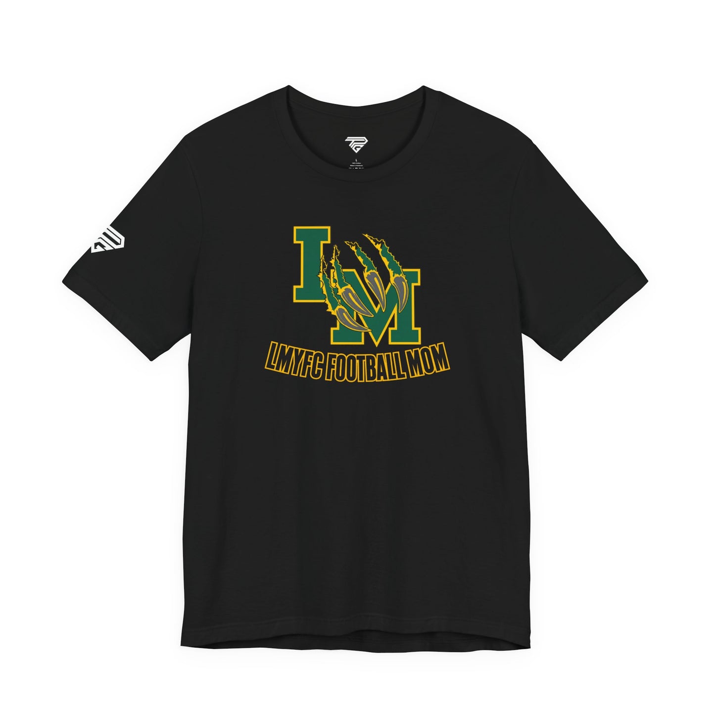 LMYFC Distressed Claw Graphic Shirt Football Mom Tee