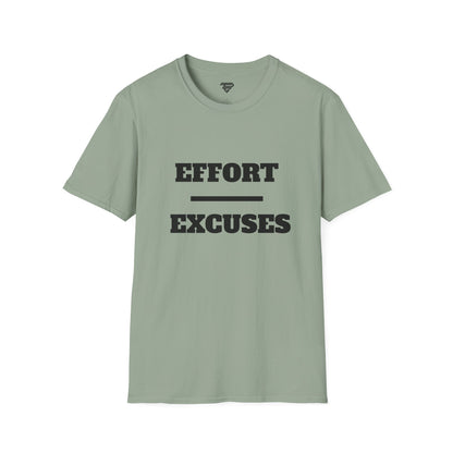 Motivational Unisex T-Shirt - 'Effort = Excuses'