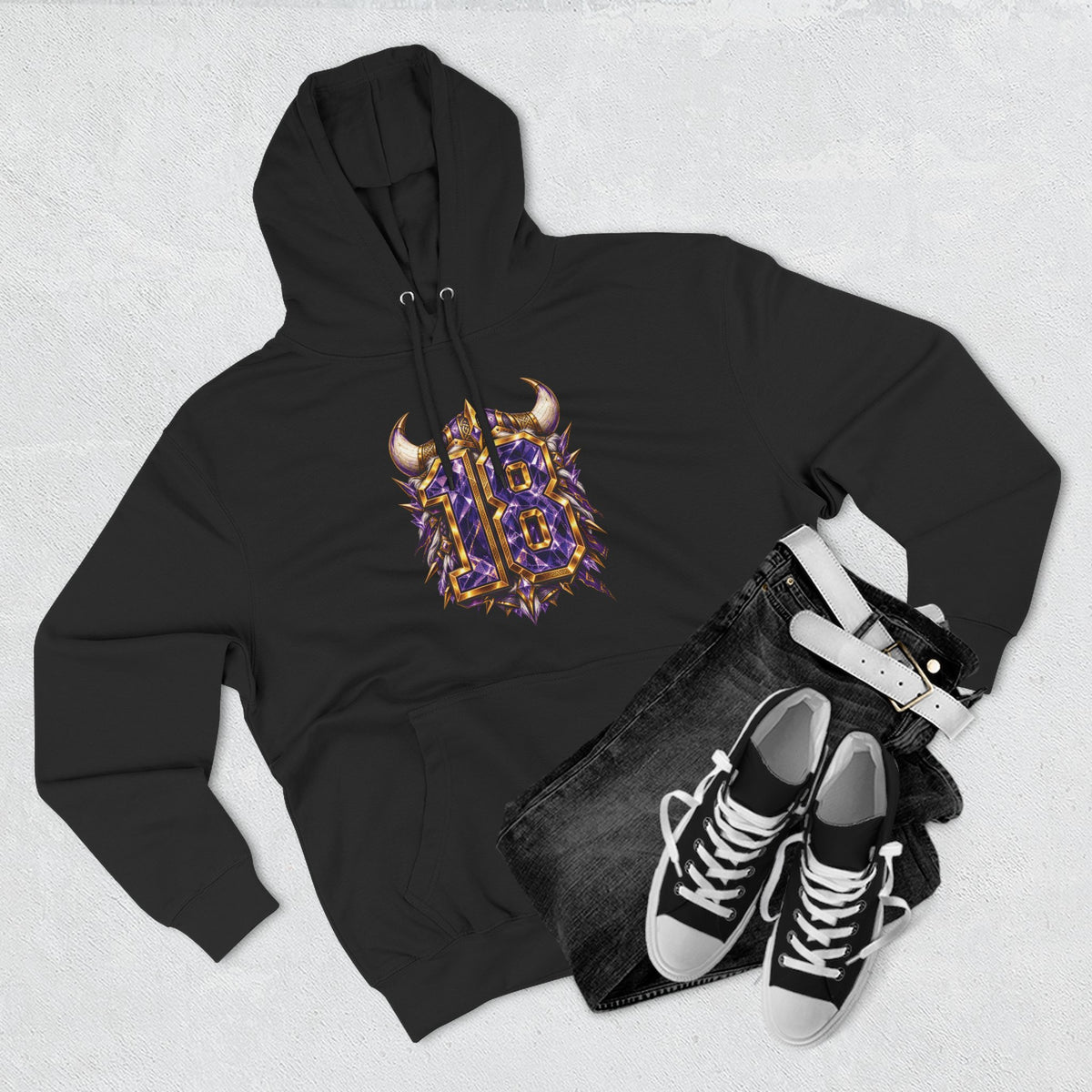 Northern Warrior 18 Football Hoodie