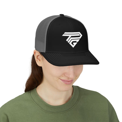 TPG Sports Geometric Logo Trucker Cap