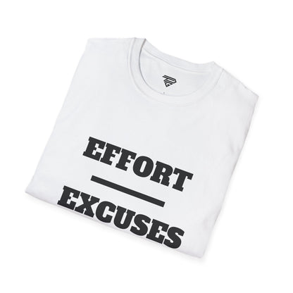 Motivational Unisex T-Shirt - 'Effort = Excuses'