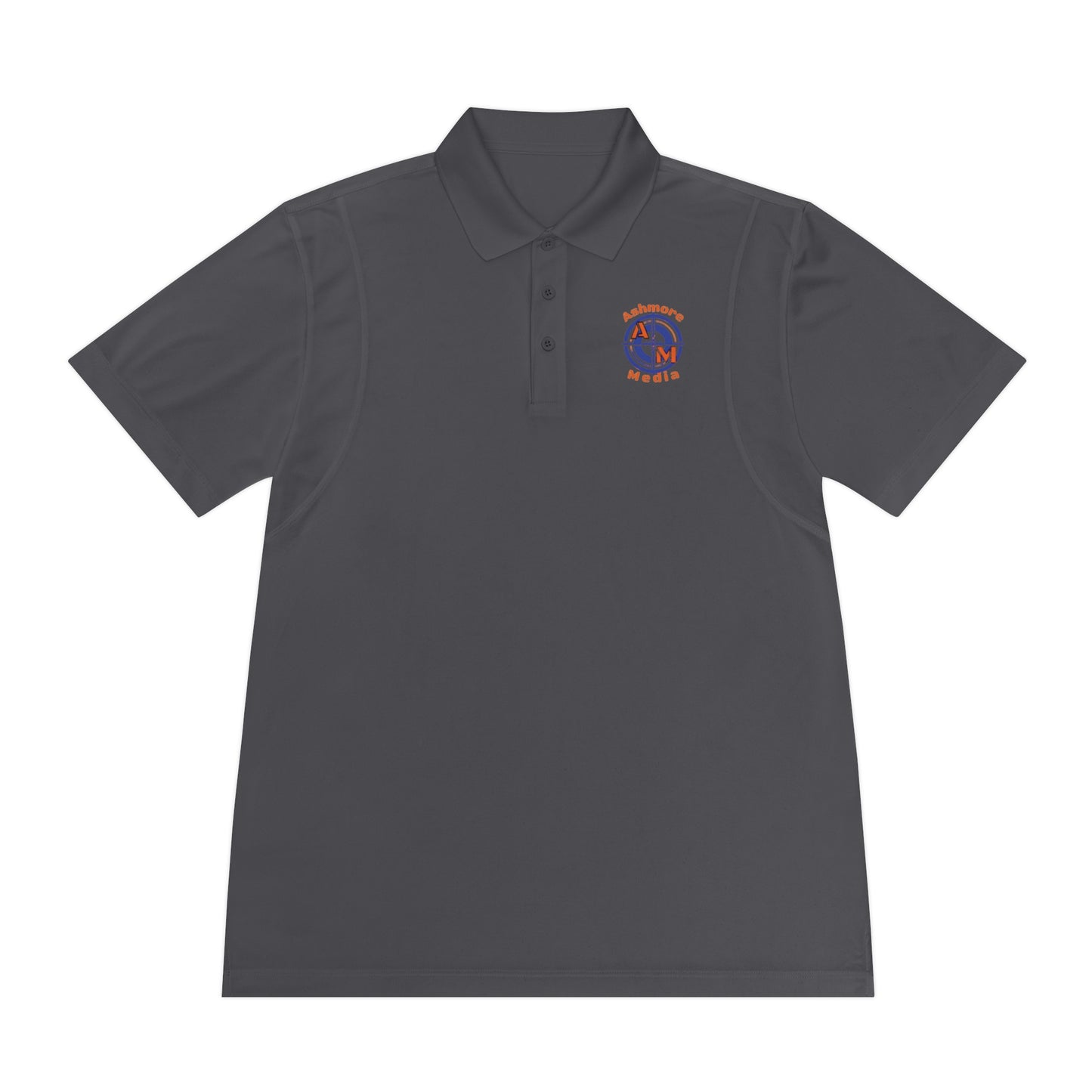 Ashmore's Media Logo Men's Sport Polo Shirt