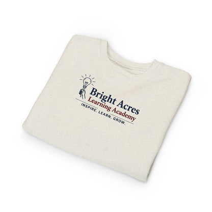 Bright Acres Learning Academy Toddler Sweatshirt — Inspire Learn Grow Logo Crew