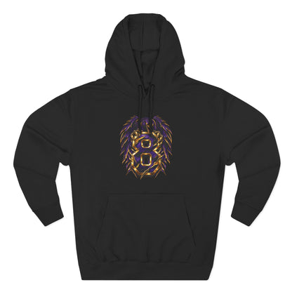 Purple Night 8 Football Hoodie