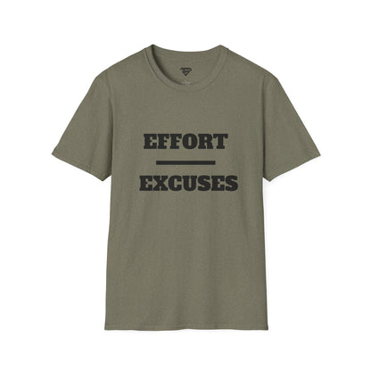 Motivational Unisex T-Shirt - 'Effort = Excuses'