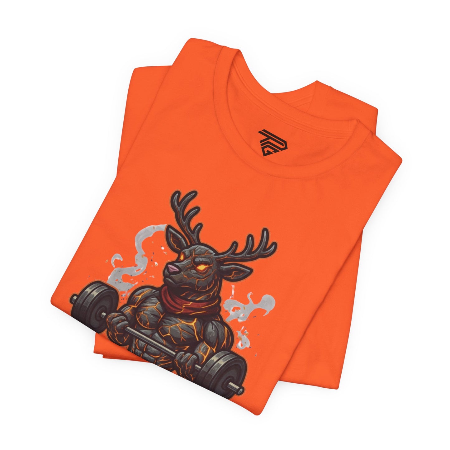 Reindeer Gains Gym T‑Shirt — Funny Christmas Workout Tee