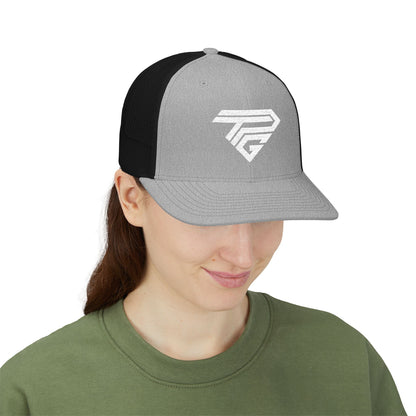 TPG Sports Geometric Logo Trucker Cap