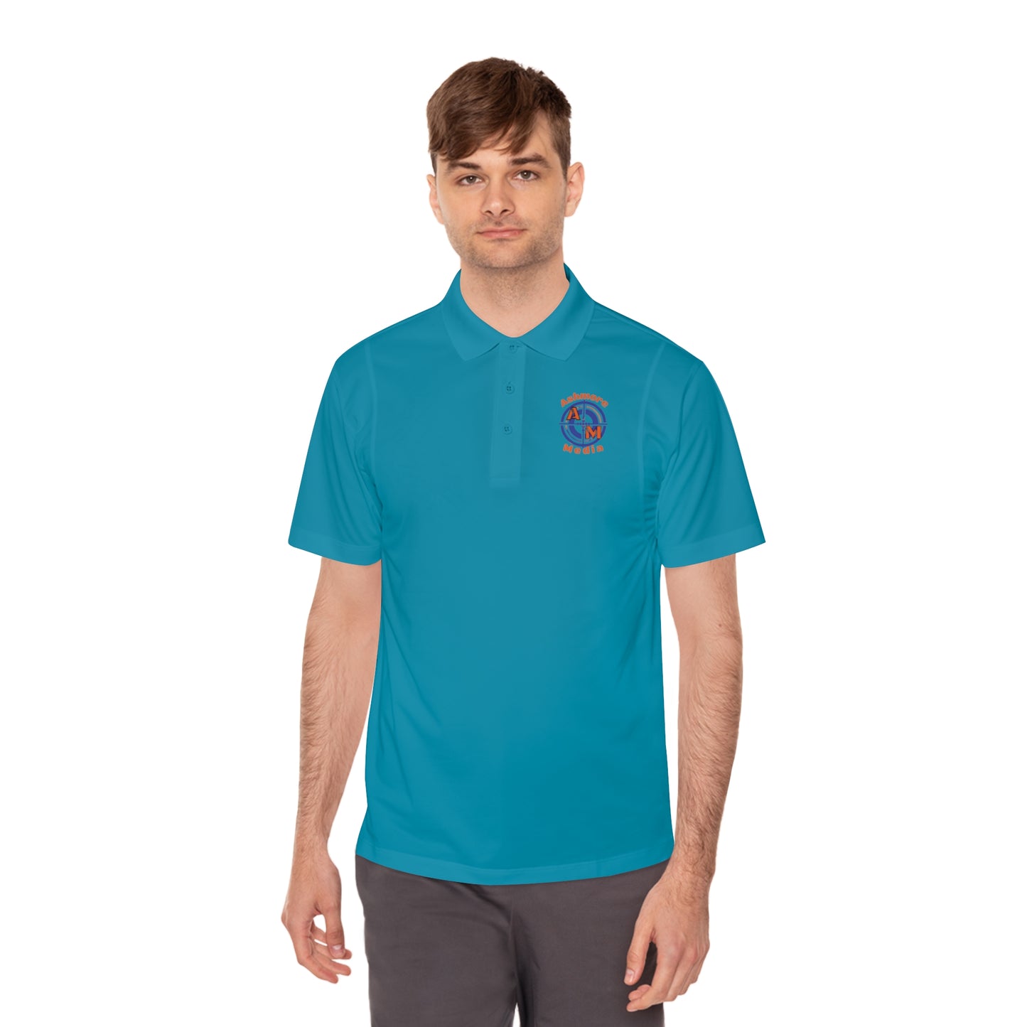 Ashmore's Media Logo Men's Sport Polo Shirt
