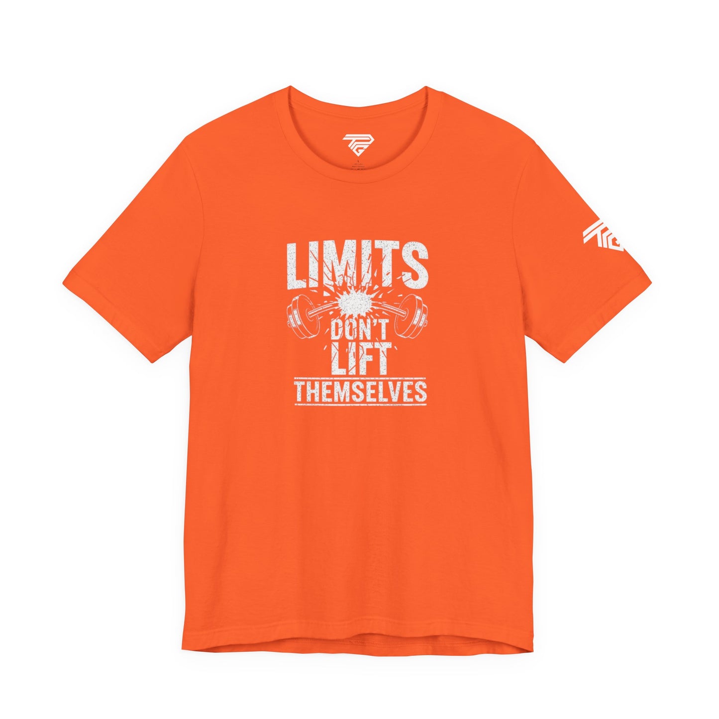 Gym Motivation T-Shirt – “Limits Don’t Lift Themselves” Fitness Tee