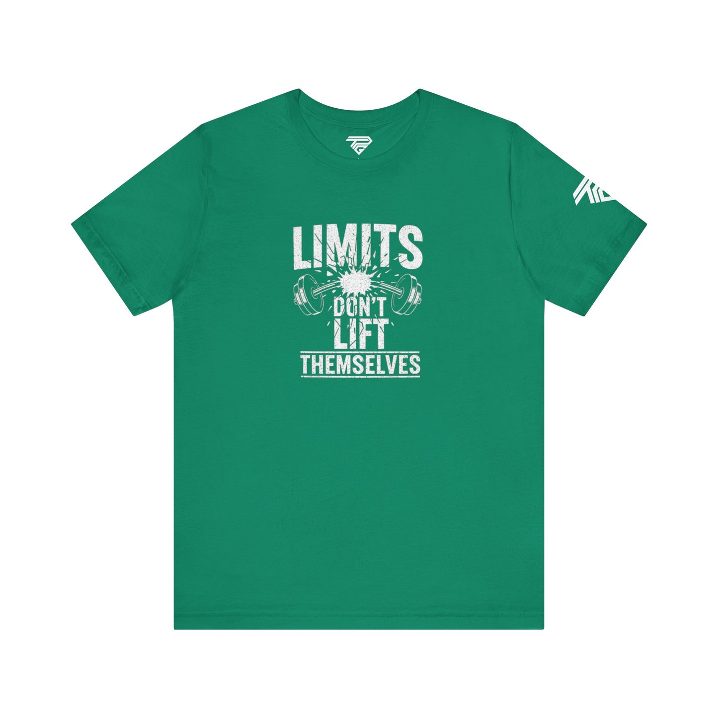 Gym Motivation T-Shirt – “Limits Don’t Lift Themselves” Fitness Tee