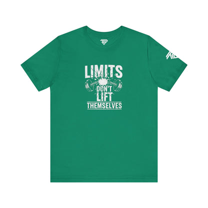 Gym Motivation T-Shirt – “Limits Don’t Lift Themselves” Fitness Tee
