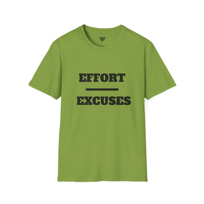 Motivational Unisex T-Shirt - 'Effort = Excuses'