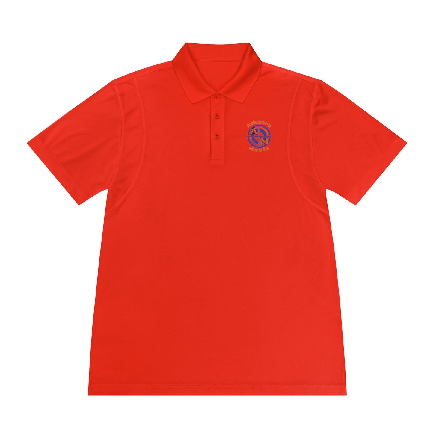 Ashmore's Media Logo Men's Sport Polo Shirt