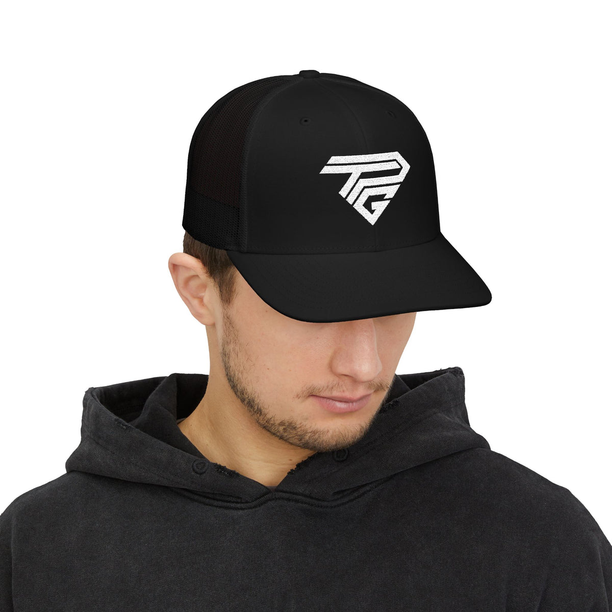 TPG Sports Geometric Logo Trucker Cap
