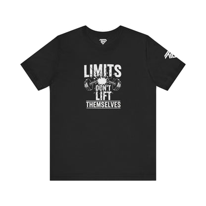 Gym Motivation T-Shirt – “Limits Don’t Lift Themselves” Fitness Tee