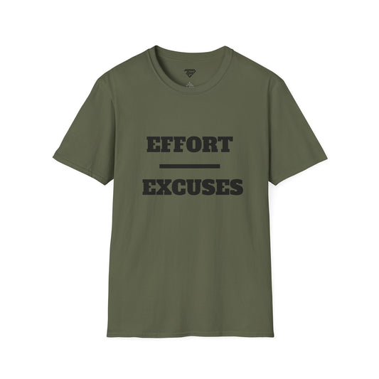 Motivational Unisex T-Shirt - 'Effort = Excuses'