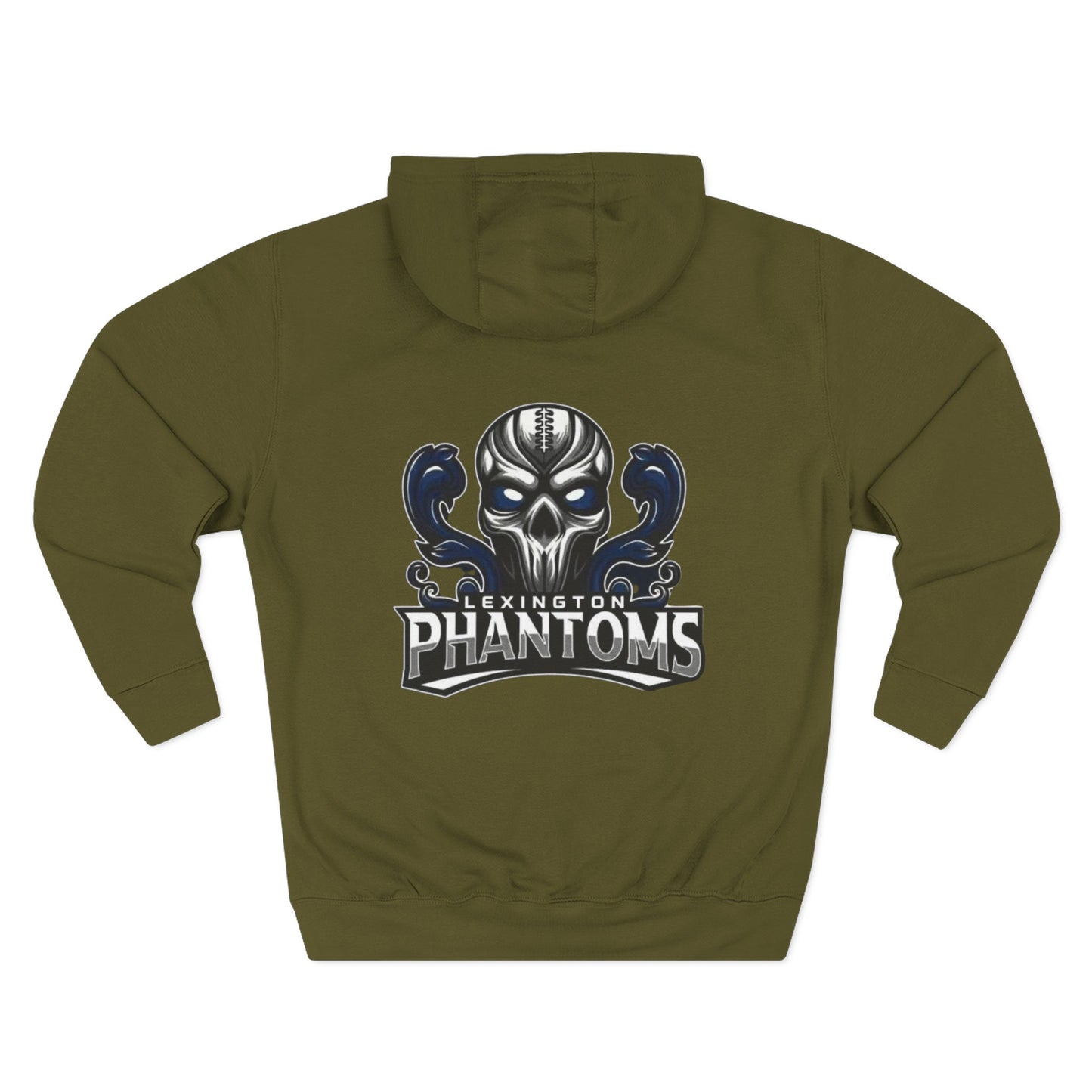 Lexington Phantoms Pullover Hoodie (Logo on Back) Fleece Hoodie