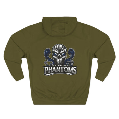 Lexington Phantoms Pullover Hoodie (Logo on Back) Fleece Hoodie