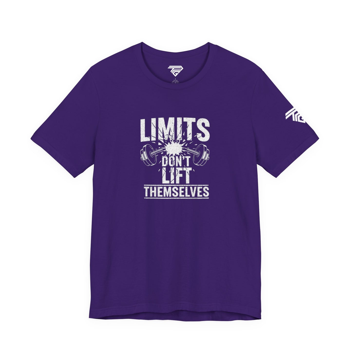 Gym Motivation T-Shirt – “Limits Don’t Lift Themselves” Fitness Tee