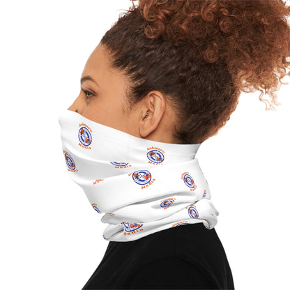 Ashmore Media White Logo Neck Gaiter