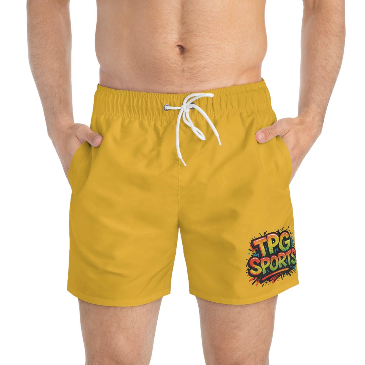 Graffiti Mid Length Swim Shorts