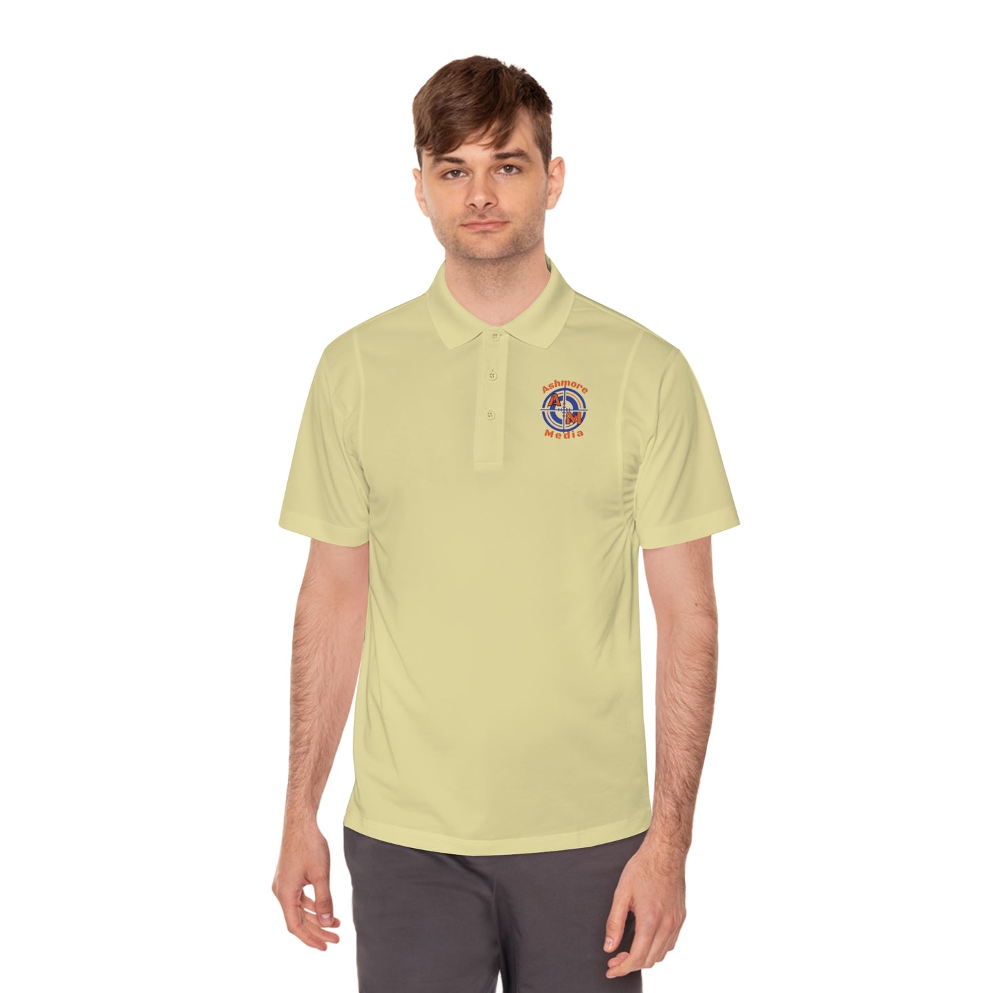 Ashmore's Media Logo Men's Sport Polo Shirt