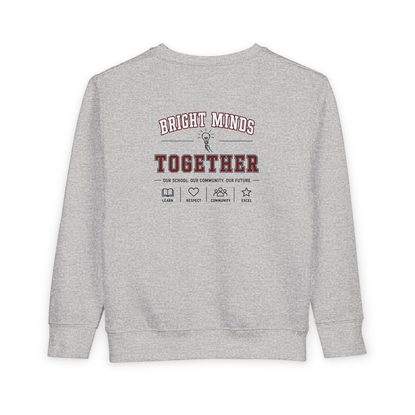 Bright Acres Learning Academy Toddler Sweatshirt — Inspire Learn Grow Logo Crew