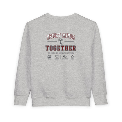 Bright Acres Learning Academy Toddler Sweatshirt — Inspire Learn Grow Logo Crew