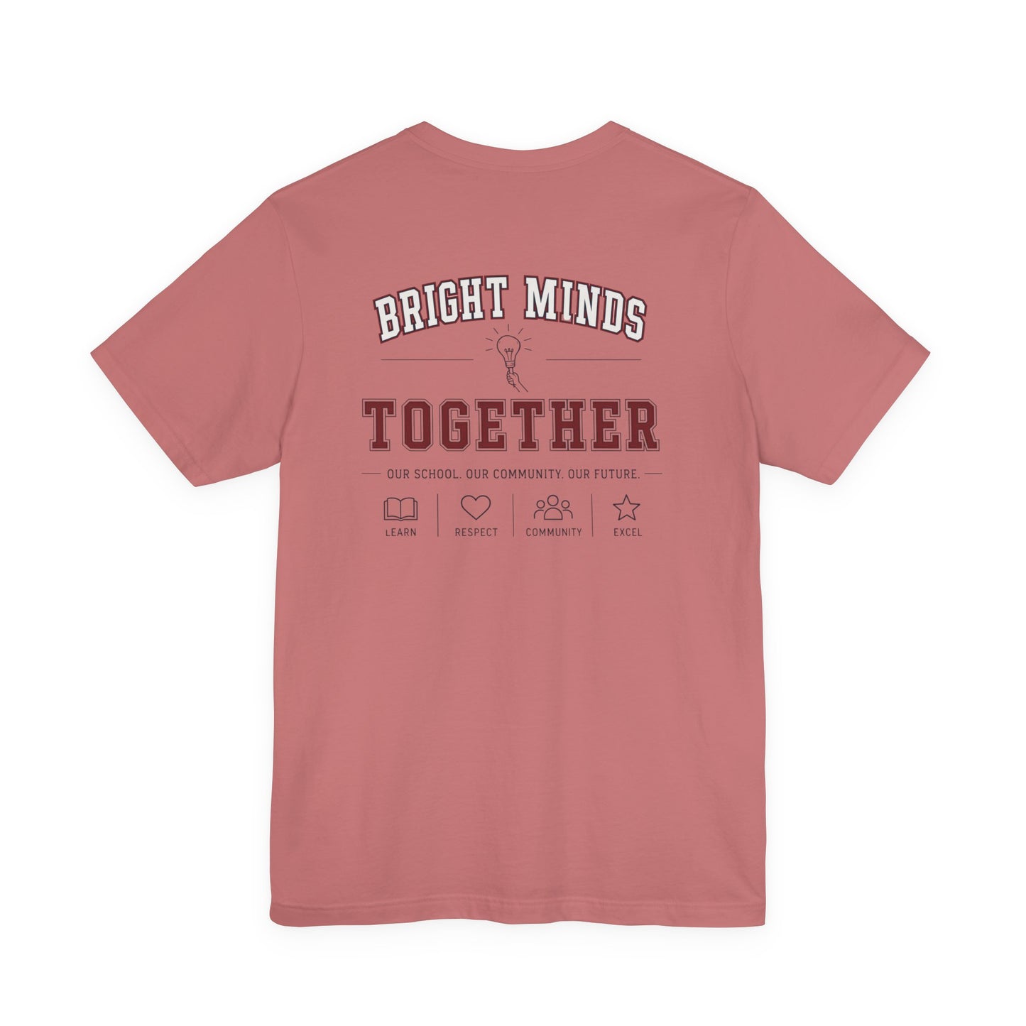Bright Acres Learning Academy Tee — "Bright Minds Together" School Shirt