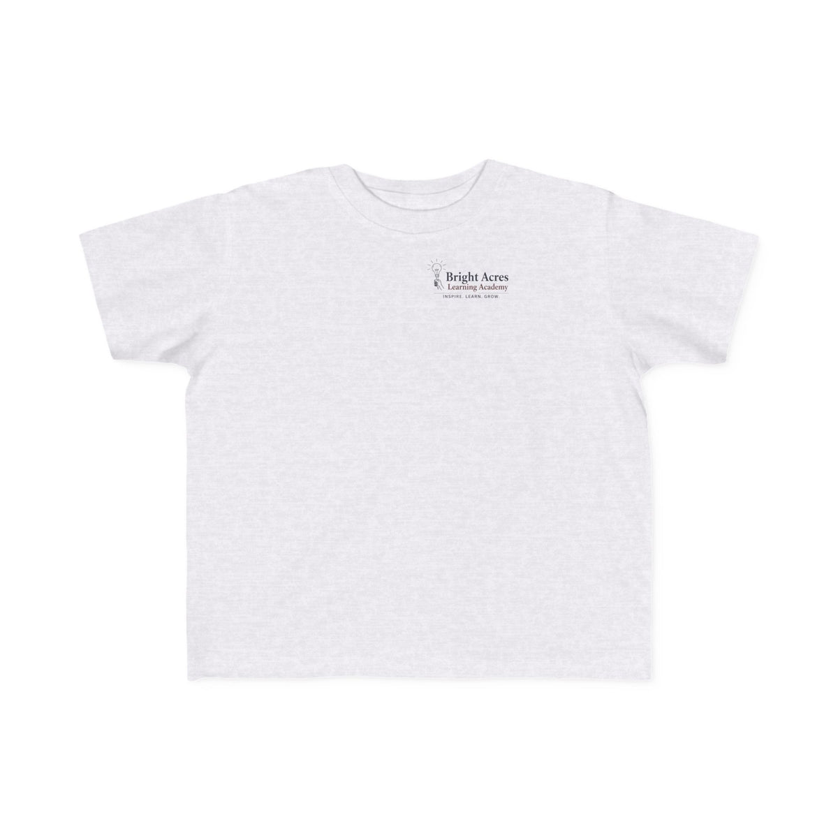 Bright Acres Bright Minds Together Toddler Tee — Ash, front