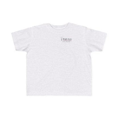 Bright Acres Bright Minds Together Toddler Tee — Ash, front