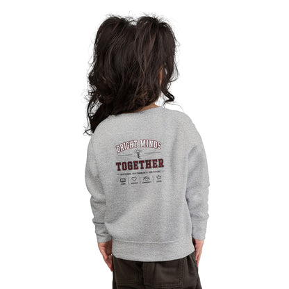 Bright Acres Learning Academy Toddler Sweatshirt — Inspire Learn Grow Logo Crew